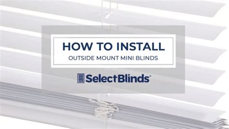 how to install project source mini blinds